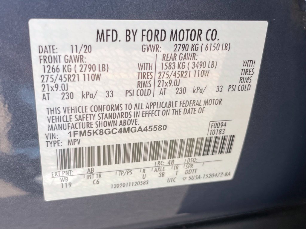 Used 2021 Ford Explorer ST w/ Equipment Group 401A AWD/4WD image 51