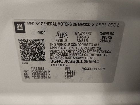 Used 2020 Chevrolet Trax LS w/ Tint and Cruise Package FWD image 33