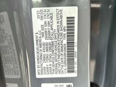 Used 2023 Honda CR-V LX image 2