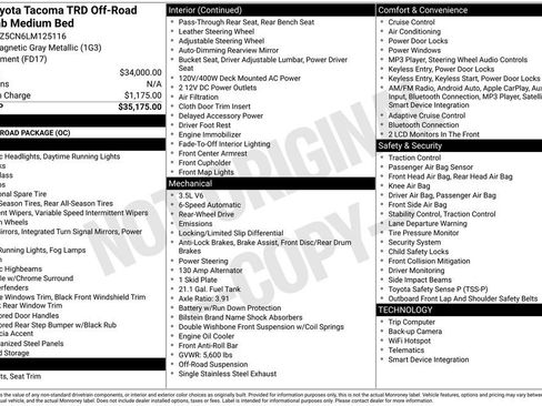 Used 2020 Toyota Tacoma TRD Off-Road image 8