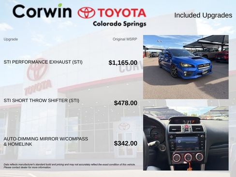 Used 2017 Subaru WRX STI Limited AWD/4WD image 8