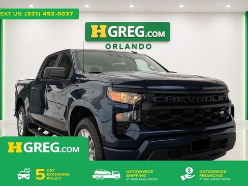 Used 2022 Chevrolet Silverado 1500 Custom RWD image 1