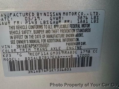 Used 2019 Nissan Sentra S image 25
