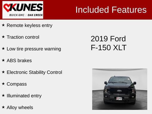 Used 2019 Ford F150 XLT w/ Equipment Group 302A Luxury AWD/4WD image 2