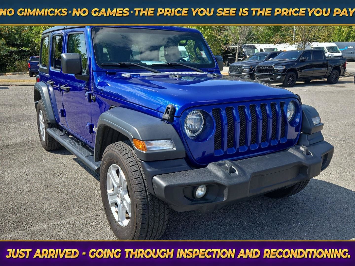 Used 2018 Jeep Wrangler Unlimited Sport S AWD/4WD image 1
