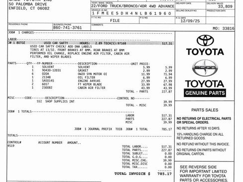 Used 2022 Ford Bronco Badlands w/ Sasquatch Package image 11