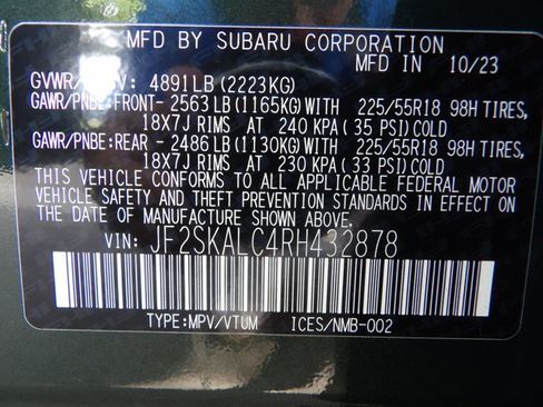 Certified 2024 Subaru Forester Limited w/ Convenience Package AWD/4WD image 34