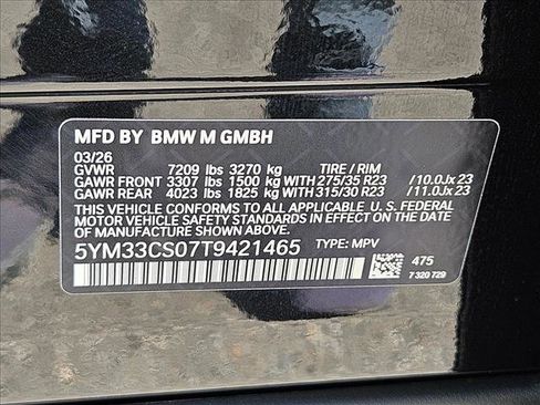 New 2026 BMW XM Label Red AWD/4WD image 18