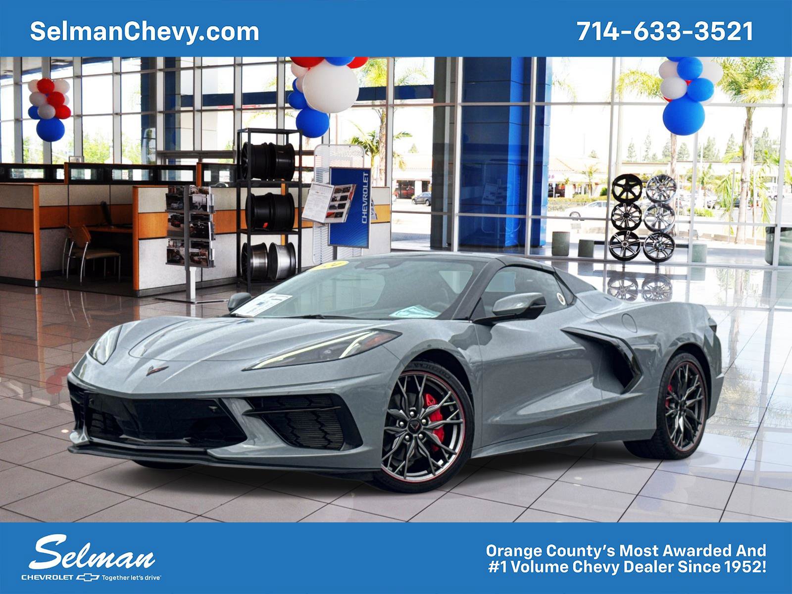 Used 2024 Chevrolet Corvette Stingray Preferred Conv w/ Battery Protection Package RWD image 1