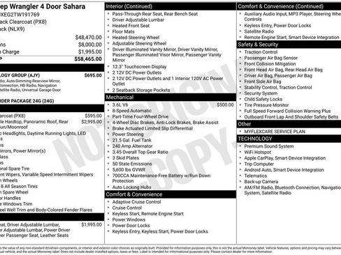 New 2026 Jeep Wrangler Sahara w/ Technology Group image 15