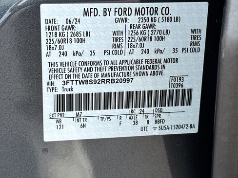 Used 2024 Ford Maverick Lariat w/ 4K Tow Package AWD/4WD image 31