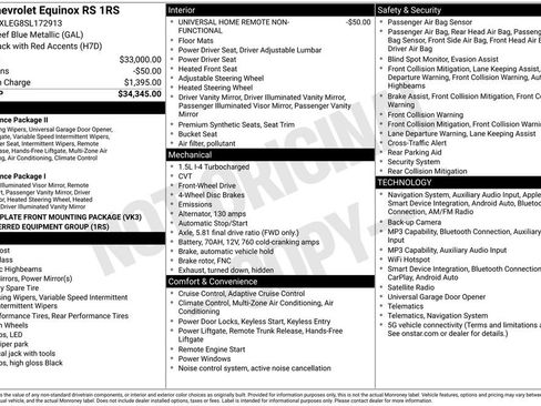 Used 2025 Chevrolet Equinox RS FWD image 4