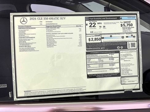 New 2026 Mercedes-Benz GLE 350 4MATIC image 18