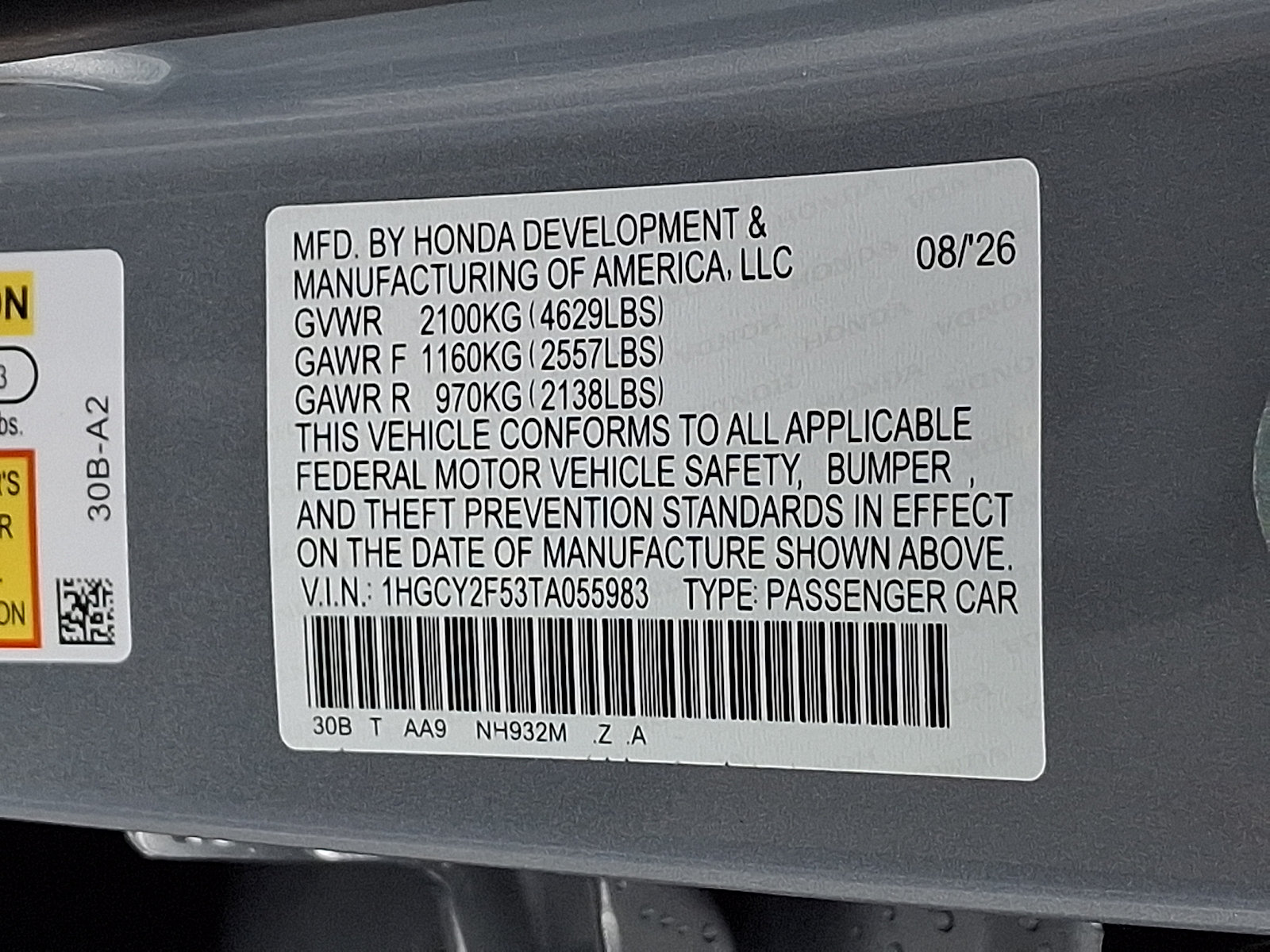 New 2026 Honda Accord Sport image 30