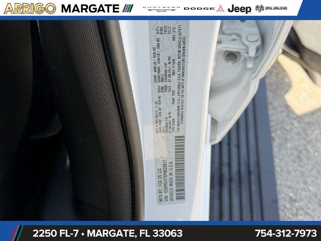 Used 2023 RAM 1500 Limited w/ Body Color Bumper Group RWD image 20