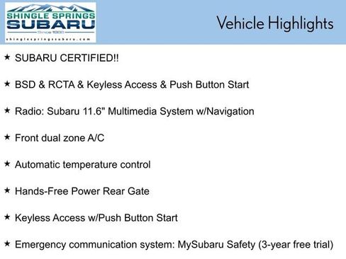 Certified 2025 Subaru Outback Premium image 45