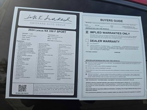 Used 2024 Lexus NX 350 F Sport image 19