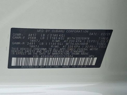 Certified 2025 Subaru Crosstrek 2.5i Sport w/ Crosstrek Mirror Package AWD/4WD image 27