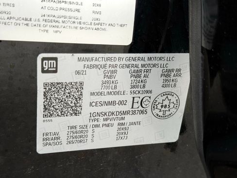 Used 2021 Chevrolet Suburban Z71 AWD/4WD image 59