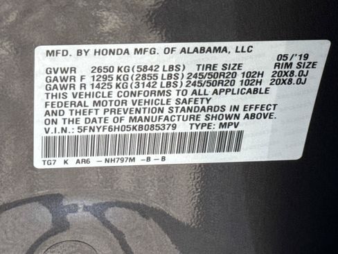 Used 2019 Honda Pilot Elite image 25