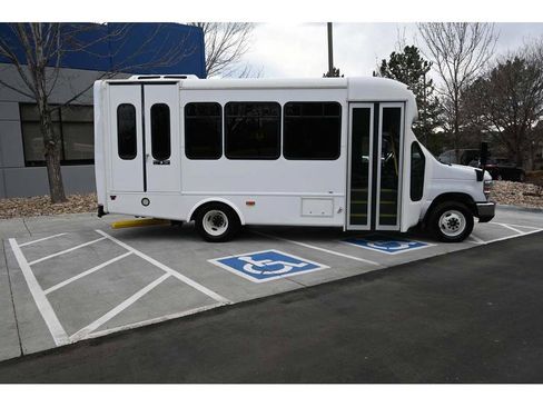 Used 2016 Ford E-350 and Econoline 350 Super Duty w/ Shuttle Bus Prep Package image 5