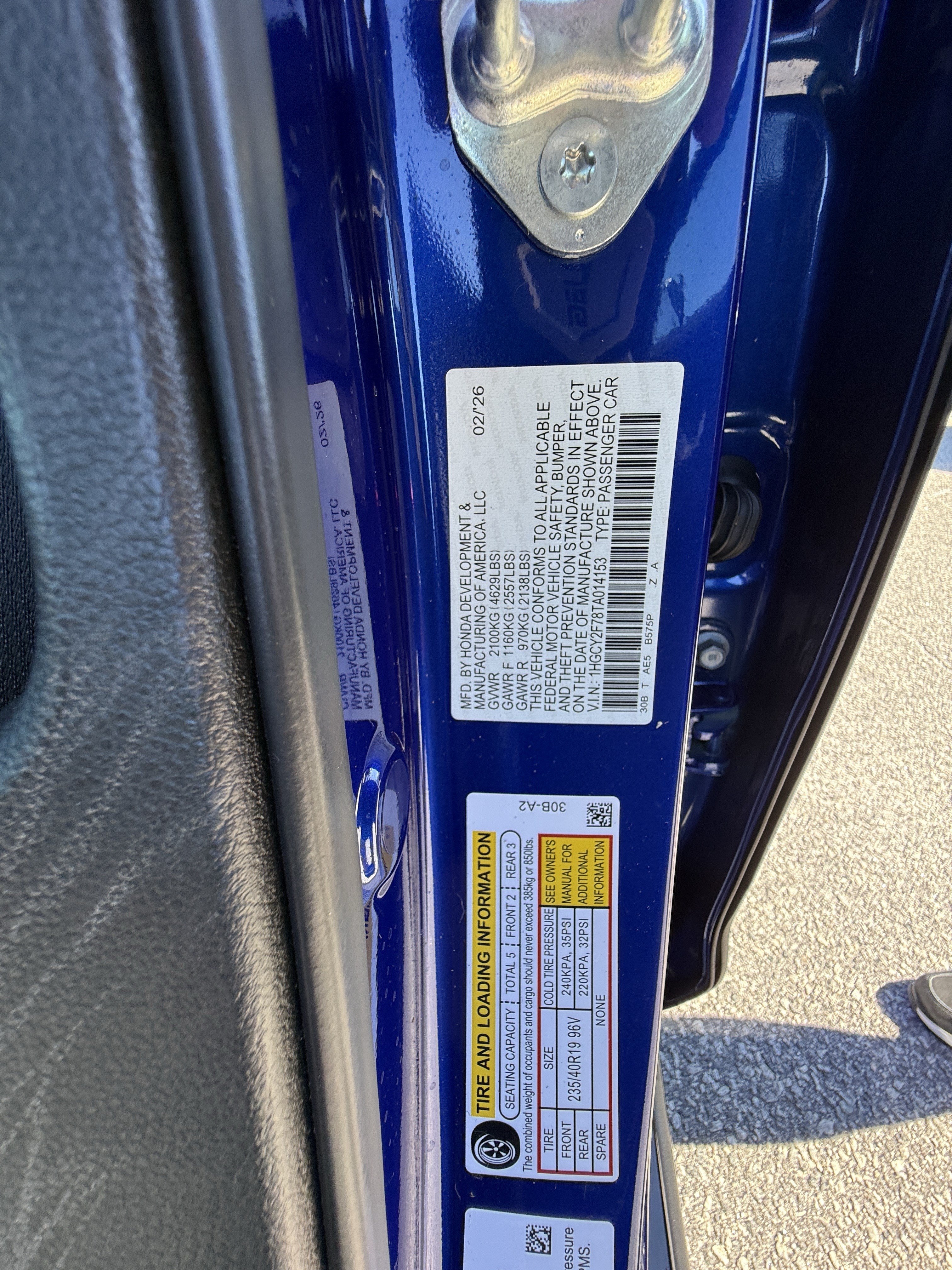 Certified 2026 Honda Accord Sport image 37