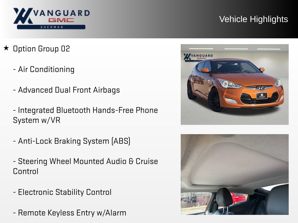Used 2013 Hyundai Veloster w/ Style Pkg FWD image 5