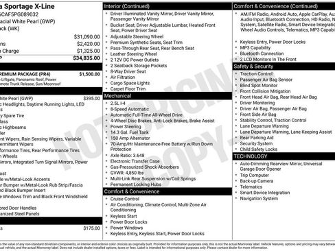 Used 2023 Kia Sportage X-Line w/ X-Line Premium Package AWD/4WD image 29