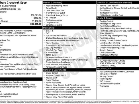 Certified 2026 Subaru Crosstrek 2.5i Sport AWD/4WD image 44