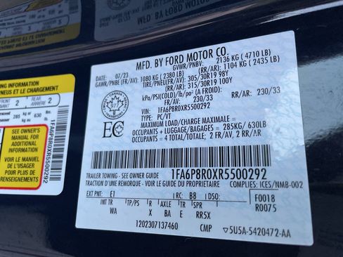 Used 2024 Ford Mustang Dark Horse w/ Dark Horse Handlin Package RWD image 79