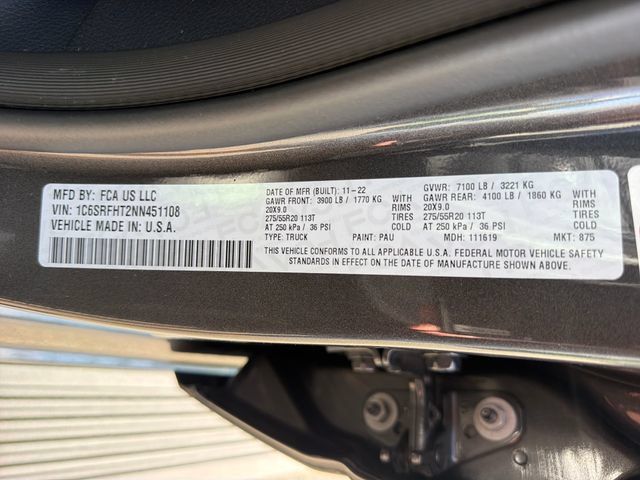 Used 2022 RAM 1500 Limited AWD/4WD image 37