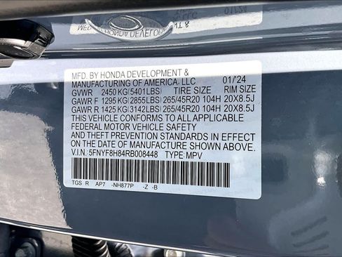 Certified 2024 Honda Passport Black Edition image 66