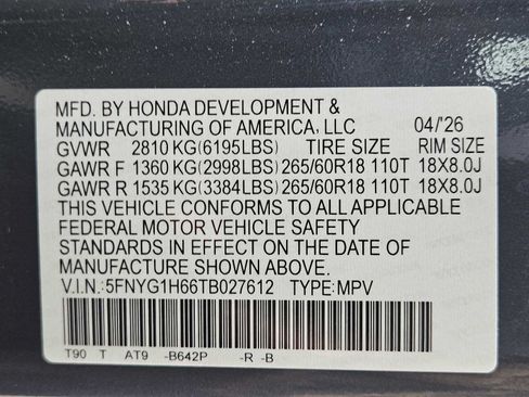 Used 2026 Honda Pilot TrailSport image 35