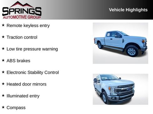 Used 2021 Ford F350 XLT w/ Camper Package image 2