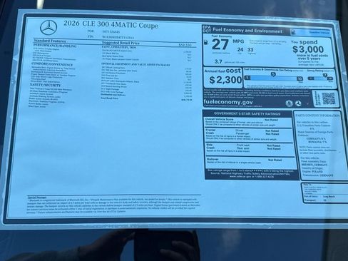 New 2026 Mercedes-Benz CLE 300 4MATIC Coupe image 29