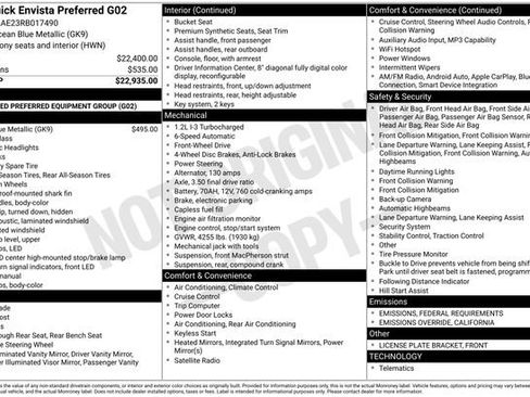 Used 2024 Buick Envista Preferred image 27