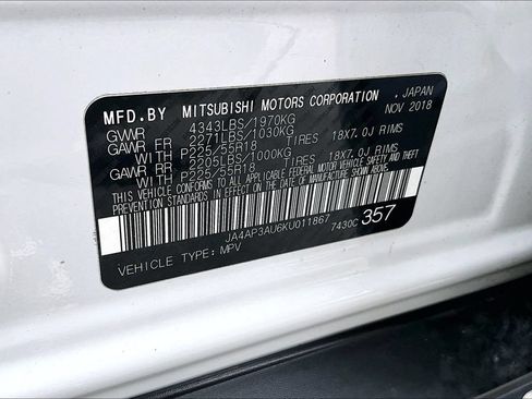 Used 2019 Mitsubishi Outlander Sport ES FWD image 42