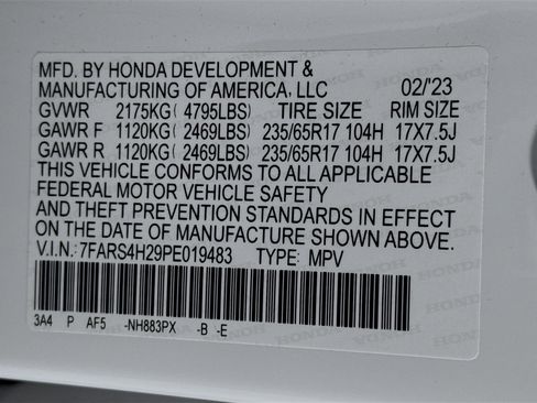 Certified 2023 Honda CR-V LX image 29