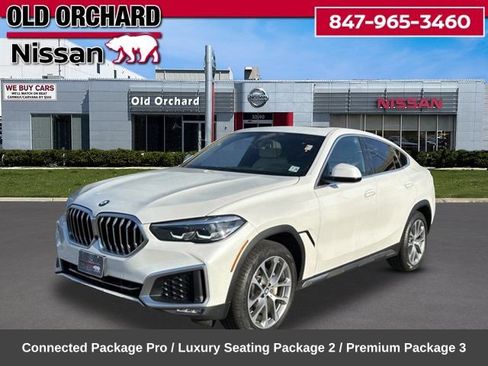 Used 2021 BMW X6 xDrive40i w/ Premium Package 3 AWD/4WD image 1