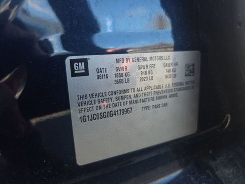 Used 2016 Chevrolet Sonic LT image 6