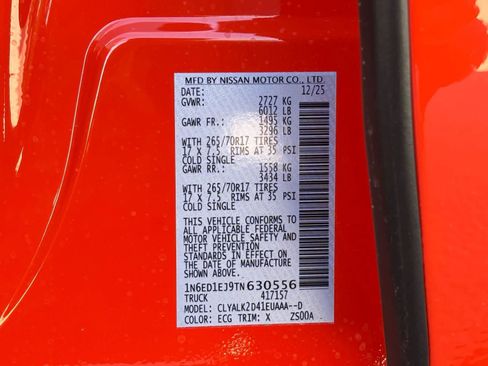 New 2026 Nissan Frontier Pro-X w/ Tow Package image 23