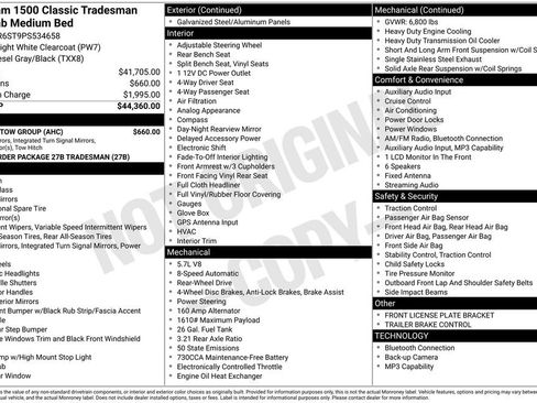 Used 2023 RAM 1500 Tradesman w/ Trailer Tow Group RWD image 6