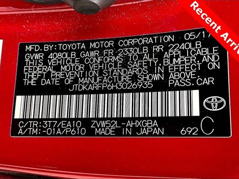 Used 2017 Toyota Prius Prime Premium image 9