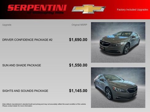 Used 2017 Buick LaCrosse Premium w/ Driver Confidence Package #2 FWD image 4