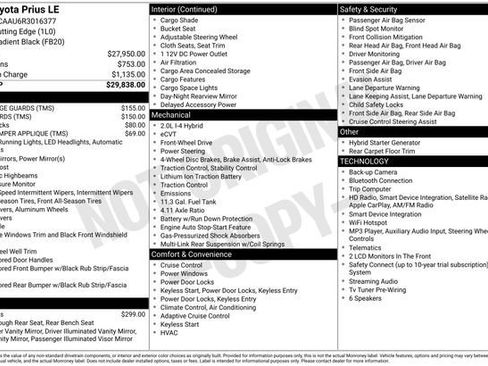 Used 2024 Toyota Prius LE FWD image 2