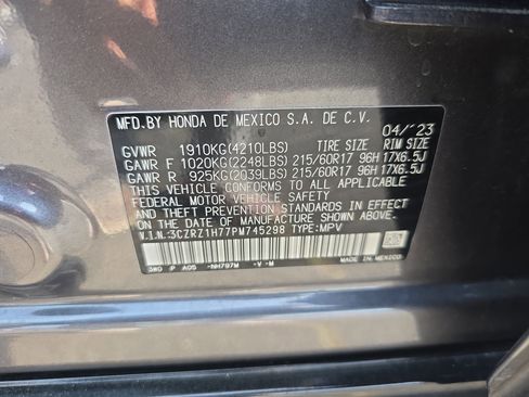 Used 2023 Honda HR-V EX-L image 34