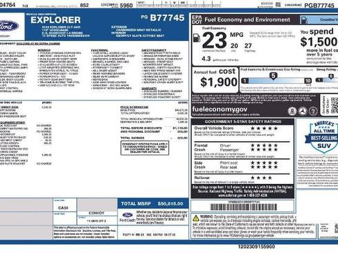 Certified 2023 Ford Explorer XLT w/ Equipment Group 202A AWD/4WD image 9