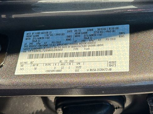 New 2025 Ford F150 Lightning Lariat image 26