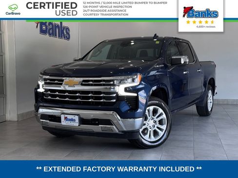 Certified 2022 Chevrolet Silverado 1500 LTZ w/ LTZ Convenience Package II AWD/4WD image 1