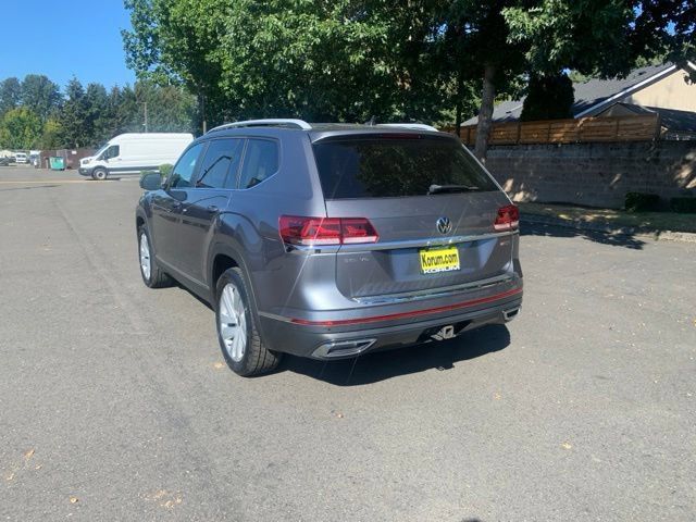 Used 2021 Volkswagen Atlas SEL AWD/4WD image 3